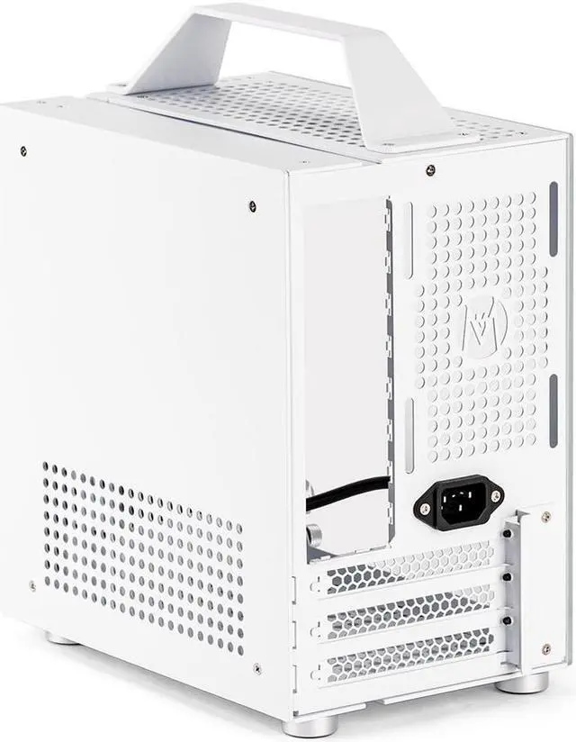 Alt view image 7 of 7 - Mechanic Master Cool Cube Series C24 Mini-ITX Case/Alumium/Steel/GPU Length Within 245mm, SFX/L PSU Computer Case (Polar White Classic Version)