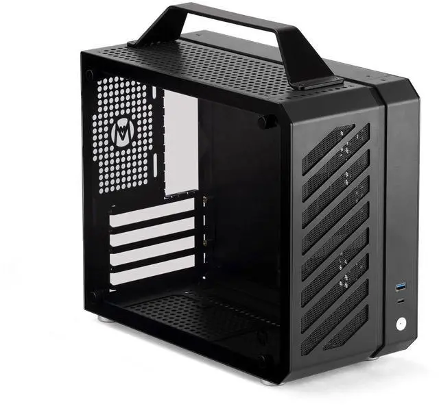 Main image of Mechanic Master C26 Soundwave 13.3L Portable MATX Mini PC Case | Aluminum Chassis with Carry Handle, Supports SFX PSU, 310mm GPU, 135mm Air Cooler, Compact Travel Deskt