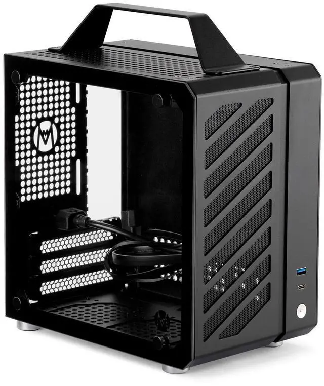Mechanic Master C24 Mini ITX PC Case, 9.9L Compact Chassis