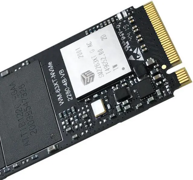 Alt view image 4 of 5 - Gioneda 4TB/2TB/1TB NVMe 4.0 Gen4 PCIe M.2 Internal SSD Extreme Performance Solid State Drive R/W 7000/6000MB/s 2TB
