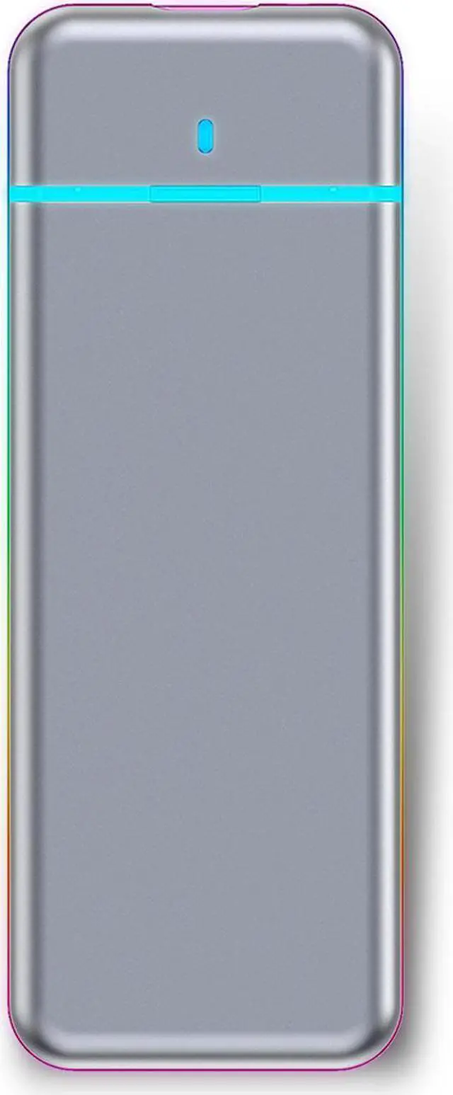 Alt view image 6 of 7 - Gioneda RGB Portable External Solid State Disk - High-Speed Data Transfer Up to 1000MB/s- USB 3.1 TypeC - Shockproof - 1TB