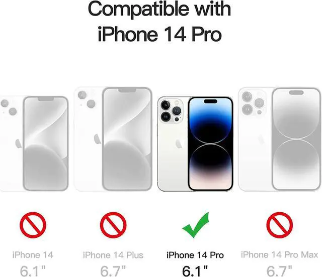 Alt view image 3 of 7 - JETech Privacy Full Coverage Screen Protector for iPhone 14 Pro 6.1-Inch with Camera Lens Protector (NOT FOR iPhone 14 Pro Max 6.7-Inch), Anti-Spy Tempered Glass Film, 2-Pack Each