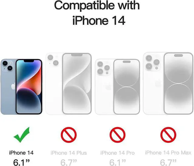 Alt view image 3 of 7 - JETech Privacy Full Coverage Screen Protector for iPhone 14 6.1-Inch (NOT FOR iPhone 14 Plus 6.7-Inch), Anti-Spy Tempered Glass Film, Edge to Edge Protection Case-Friendly, 2-Pack