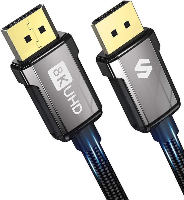 UGREEN VESA Certified 8K DisplayPort Cable 3.3FT, DP 1.4 Cable Displayport  to Displayport Cable Support 8K@60Hz, 4K@240Hz, FreeSync, G-Sync, HDR