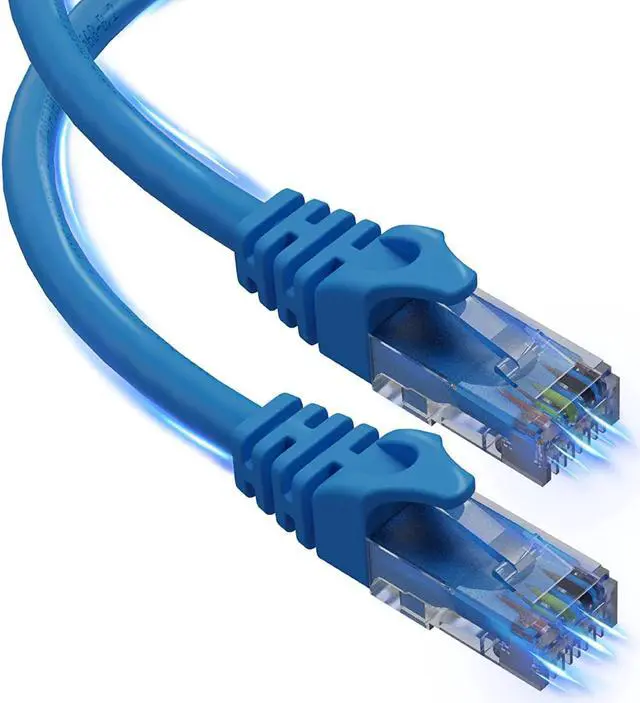 Main image of Ultra Clarity Cables Cat6 Ethernet Cable, 30 ft - RJ45, LAN, UTP CAT 6, Network Cord, Patch, Internet Cable - 30 Feet - Blue