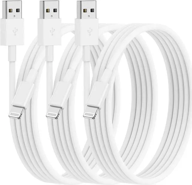 Main image of 3Pack [ MFi Certified] Long iPhone Charging Cable 10ft- Lightning to USB Cable Wire - 10 Foot iPhone USB Charger Cords for iPhone 14 13 12Pro/Pro Max XR X 8 7 6 5 Plus SE