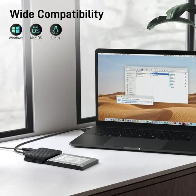 Alt view image 5 of 7 - FIDECO SATA/IDE to USB 3.0 Adapter, Hard Drive Adapter Cable Converter for Universal 2.5/3.5 Inch SATA and IDE HDD, 2.5 Inch SSD, 5.25-Inch DVD-ROM/CD-ROM/CD-RW/DVD-RW/DVD+RW