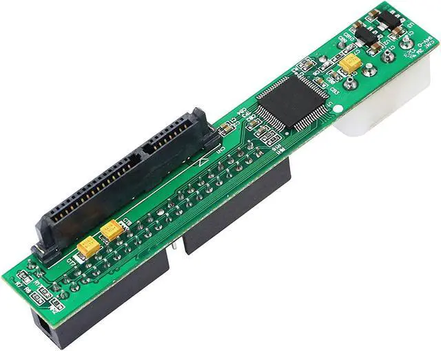 Alt view image 2 of 7 - SATA Female to 40 pin Male 3.5 inch IDE Adapter for PC to SATA Hard Drive Interface Adapter