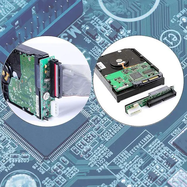 Alt view image 6 of 7 - SATA Female to 40 pin Male 3.5 inch IDE Adapter for PC to SATA Hard Drive Interface Adapter