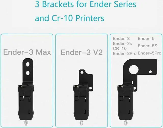 Alt view image 4 of 6 - Creality CR Touch Auto Bed Leveling Sensor Kit for 32 Bit V4.2.2/(.7) Mainboard Ender 3v2/3/Pro/Ender 5/Pro/CR-10,Capricorn PTFE Bowden Tubing 1M,Aluminum Extruder, 0.4mm Nozzle, PC4-M6/M10 Fittings