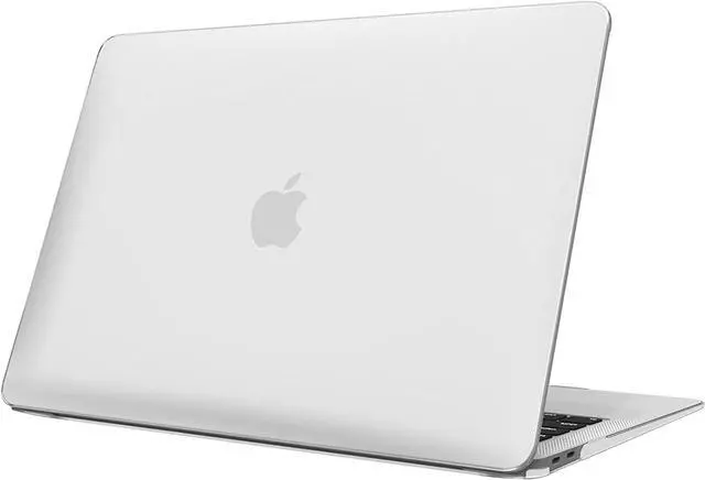 Main image of Fintie Case for MacBook Air 13 Inch (2020 & 2019 & 2018 Release) A2179 / A1932 - Protective Snap On Hard Shell Cover for New MacBook Air 13 Retina Display with Touch ID, Frost Clear