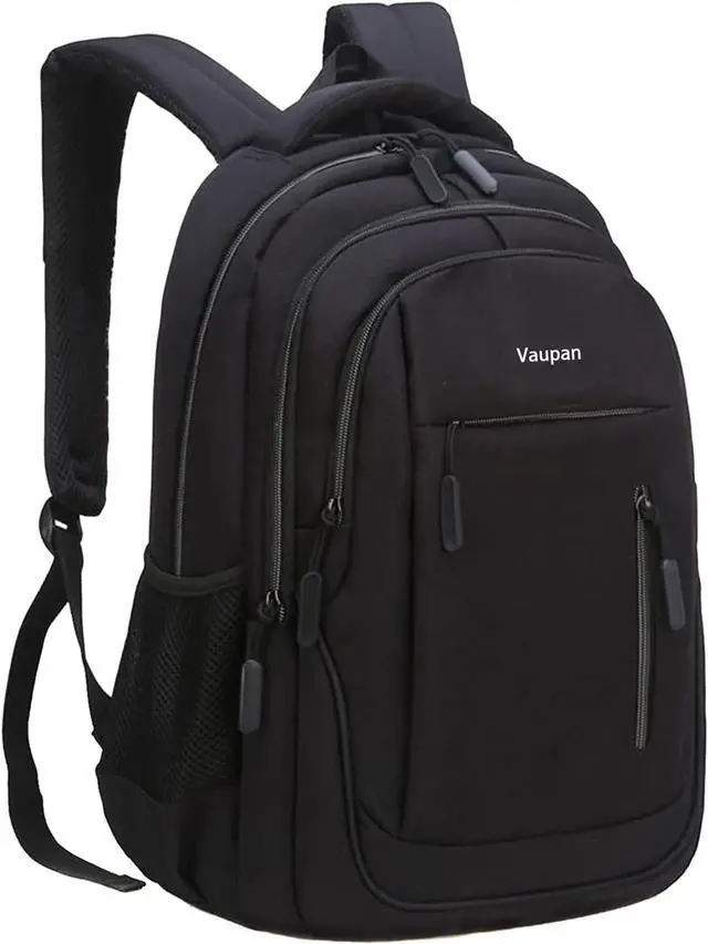 Main image of Business Travel Laptop Backpack, Water Resistant College Computer Bag Gifts with USB Charging Port for Men & Women Fits 15.6 Inch Notebook (Black)