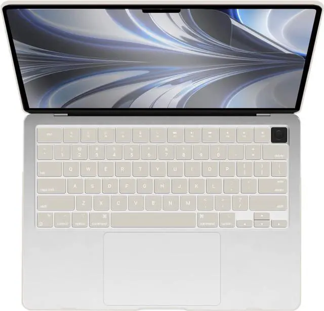 Alt view image 7 of 7 - IBENZER Compatible with M2 2023 2022 MacBook Air 13 inch case, Model A2681, Hard Shell Case&Keyboard Cover&Screen Film for New M2 Mac Air 13.6 in with Touch ID, Rocky Gray, CA-AT13-KK-RKGY+2