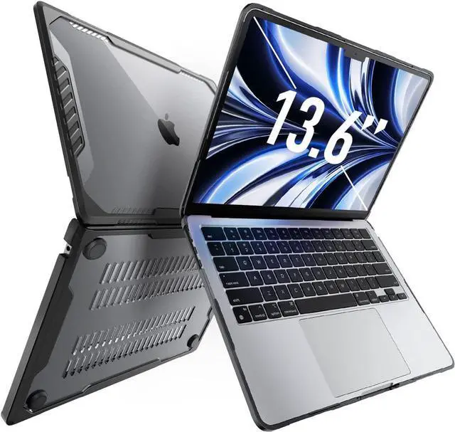 Main image of SUPCASE Unicorn Beetle Case for MacBook Air 13.6 Inch (2022) A2681 M2 Chip, Dual Layer Hard Shell Protective Cover for MacBook Air 13.6" with Touch ID (Black)