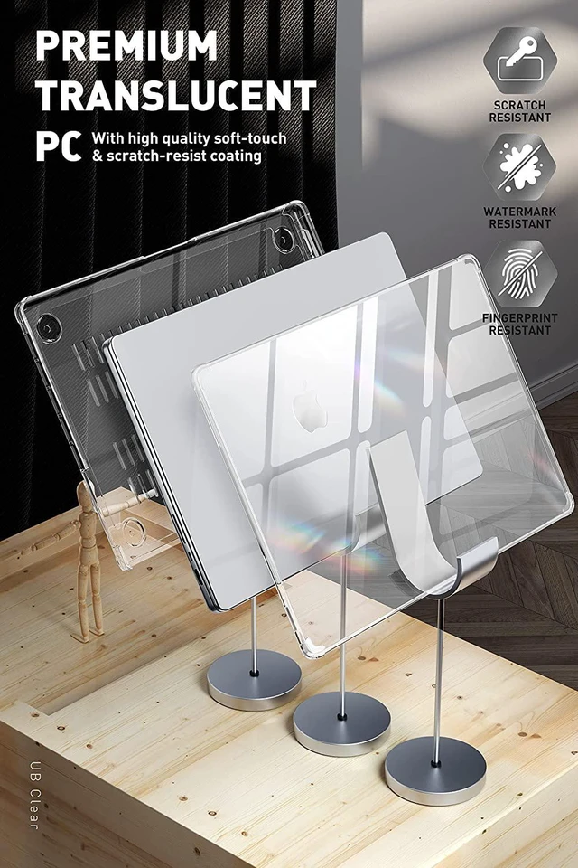 Alt view image 6 of 7 - Clear Anti-Scratch Case for MacBook Pro 14-Inch (2021-2026)