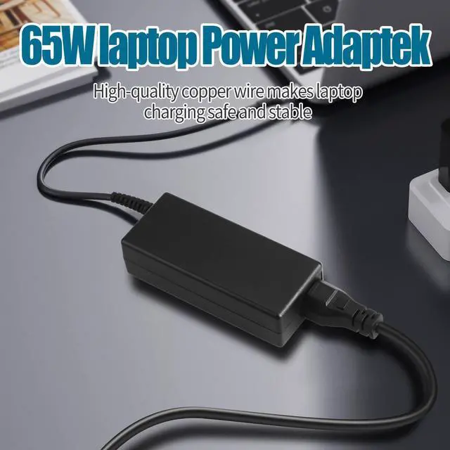 Alt view image 5 of 5 - 65W AC Charger Fit for HP EliteBook x360 830 820 835 840 840r 845 846r 846 848 850 855 755 745 735 725 655 650 645 640 630 1040 G3 G4 G5 G6 G7 G8 G9 G10 Folio 1020 1030 G1 1040 G1 G2 Laptop
