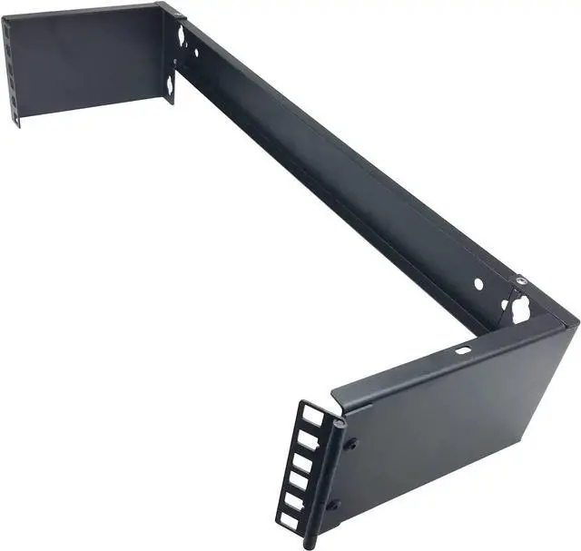 Main image of Jingchengmei 2U 19-inch Foldable Hinged Wall Mount Patch Panel Bracket- 6-inch Deep Horizontal Rack for 19" Networking Equipments (JCM-HWMB2U)