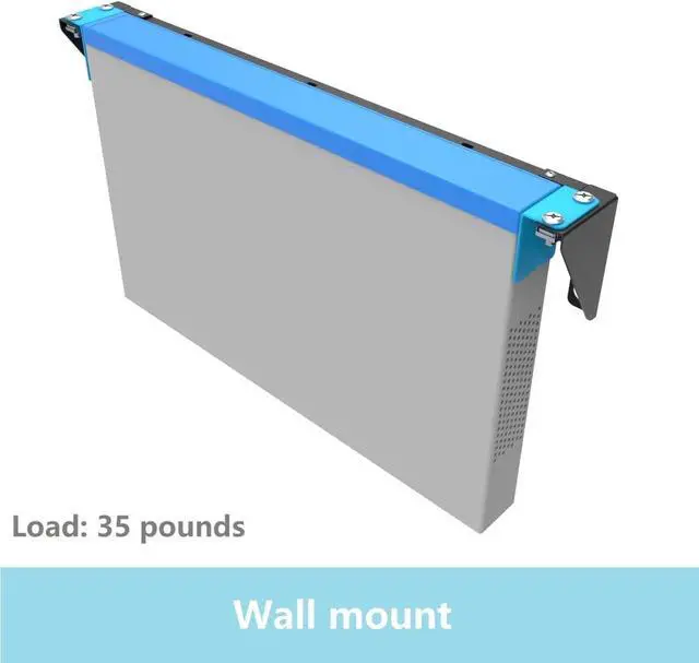 Alt view image 2 of 6 - 1U Vertical Wall Mount Rack - Foldable Patch Panel Bracket for 19 inches Networking Equipments Including Hardware