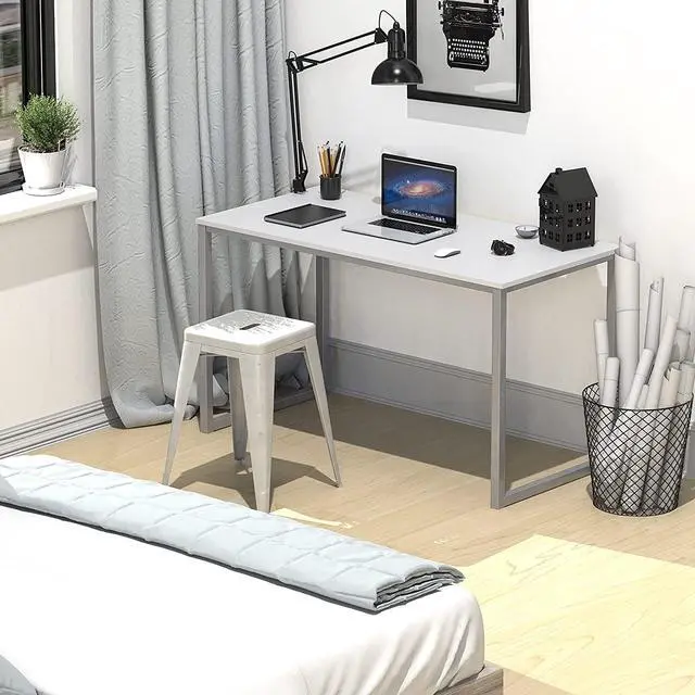 Alt view image 2 of 6 - SHW Computer Desk 40-Inch for Home Office, White