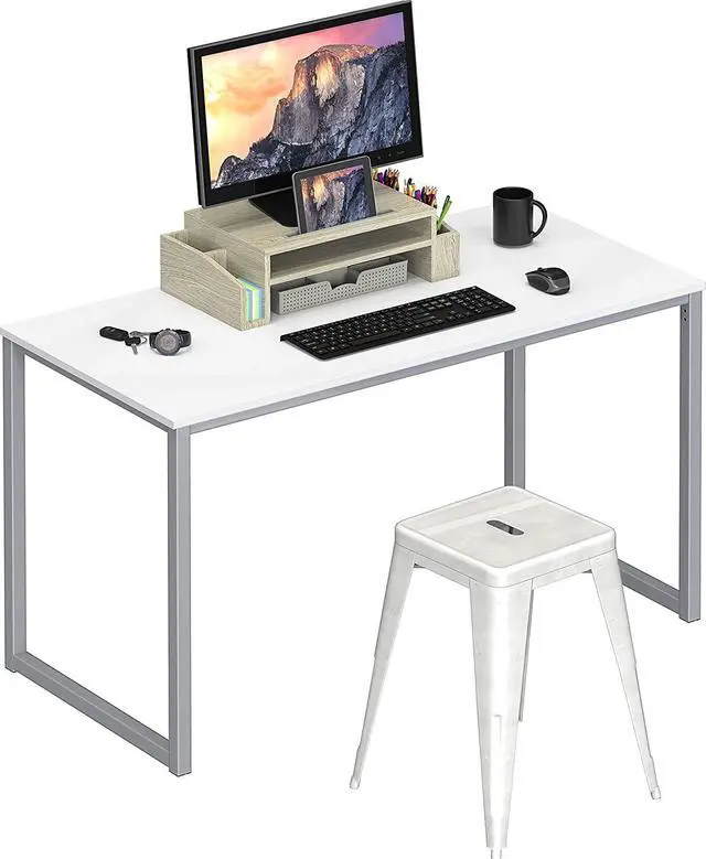 Alt view image 5 of 6 - SHW Computer Desk 40-Inch for Home Office, White