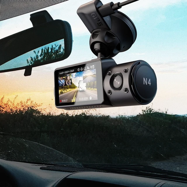 Alt view image 7 of 7 - Vantrue N4, N2S, X4S, X4S Duo, N1 Pro(2023), T3 Dash Cam Type C USB Port Car Suction Cup Mount with GPS Receiver Module for Windows