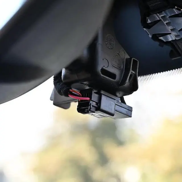 Alt view image 4 of 7 - Dongar Dashcam Power Adapter (10-pin Type D) for Mopar Vehicles. Compatible with RAM, Charger, Challenger, Grand Cherokee, & More. Connects to Rearview Mirror, Built-in USB Power Source, Easy Install