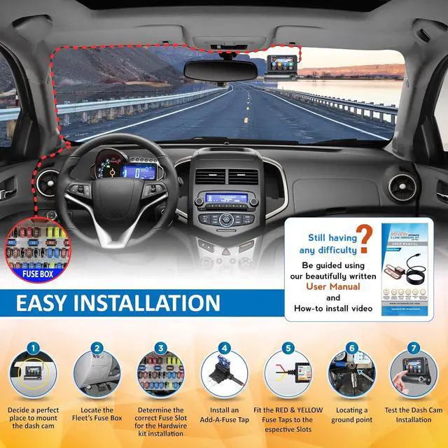 Alt view image 5 of 7 - Dash Cam Hardwire Kit | USB Type C Port | for  R2, R2-PRO and R3 Dash Cam Models | Check Compatibility Image Before Purchasing