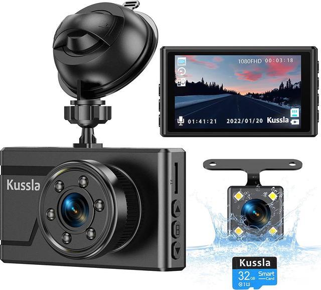 Dash cam with SD Card Included Plus Front and Rear Dash Camera
