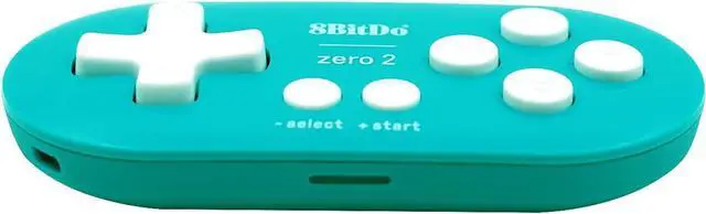Alt view image 7 of 7 - Mcbazel 8Bitdo Zero 2 Bluetooth Gamepad Wireless Controller for NS Switch/Windows/Android/macOS/Steam/Raspberry Pi (Turquoise Edition) with Keychain