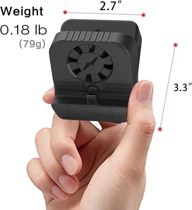 Alt view image 5 of 7 - Switch Dock for Nintendo, TV Switch Docking Station Portable Switch Dock to TV for Nintendo Switch/Nintendo Switch OLED Model with USB 3.0 Port and Cooling Fan (Black)