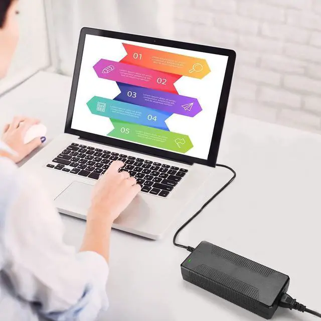 Alt view image 2 of 7 - 24v10a Power Supply, 24v Power Supply 10a is Perfect for powering Your LED Strip, CCTV Camera or Printers It has a Cable Length of 94 inches.