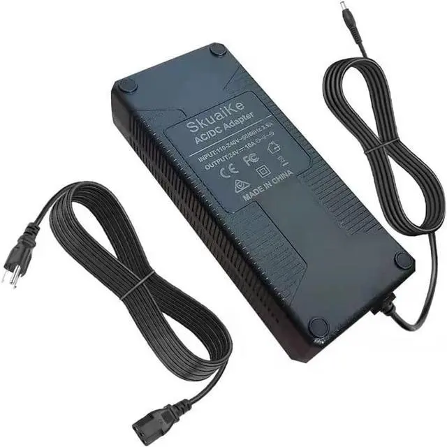 Alt view image 5 of 7 - 24v10a Power Supply, 24v Power Supply 10a is Perfect for powering Your LED Strip, CCTV Camera or Printers It has a Cable Length of 94 inches.