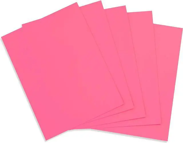 Alt view image 2 of 6 - Blue Summit Supplies Double Neon Poster Board, 9 x 12 Inch Small Size, 50 Pack, Assorted Colors, For Classroom Use, School Projects, or Craft Projects, Bulk Poster Board