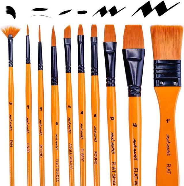 Mont Marte Signature Acrylic Brush Set in Wallet 11 Piece 10