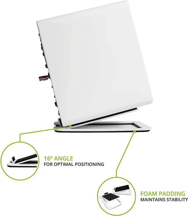 Alt view image 3 of 6 - Kanto S4 Desktop Speaker Stands for Midsize Speakers | White | Pair