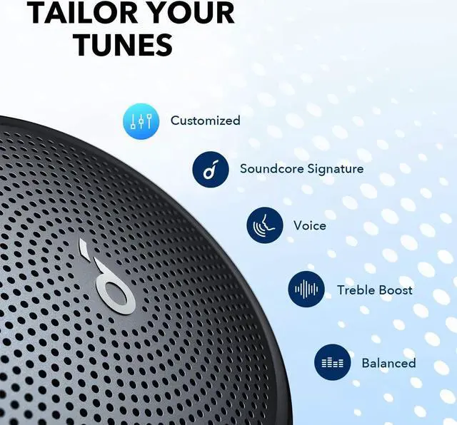 Alt view image 4 of 7 - Soundcore Mini 3 Bluetooth Speaker by Anker, BassUp and PartyCast Technology, USB-C, Waterproof IPX7, and Customizable EQ