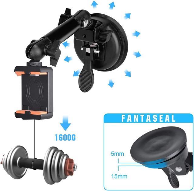 Heavy Duty Super 100mm Suction Cup + Adjustable Dual-Ball-Head