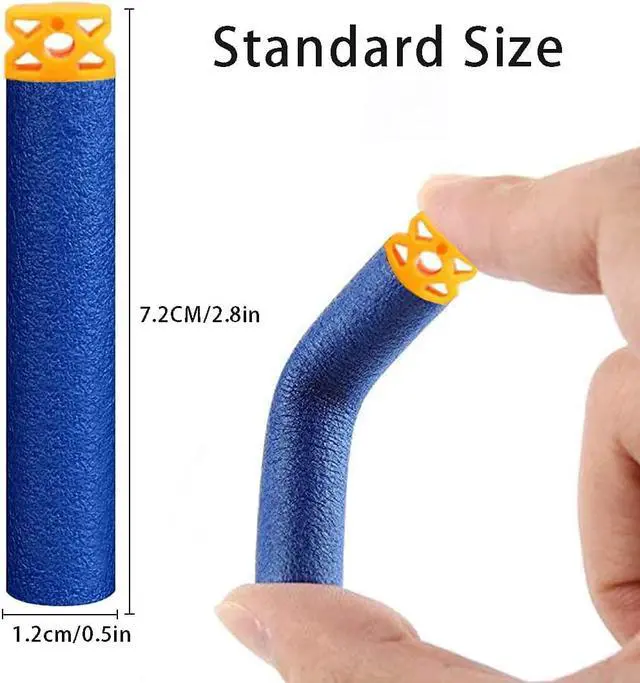 Alt view image 2 of 7 - 500PCS Foam Bullets Refill Darts for Nerf Guns, Safety Upgrade Standard Size Refill Nerf Darts Pack for Nerf N-Strike Elite Series Kid Toy Gun
