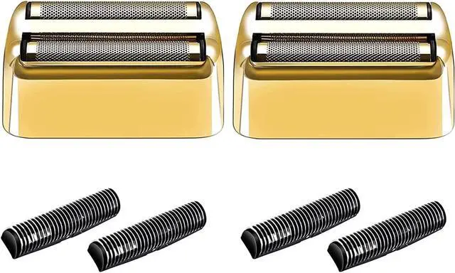 Main image of Shaver Replacement Foil and Cutters compatible with BaBylissPRO Barberology Double (2PC Gold) (golden)