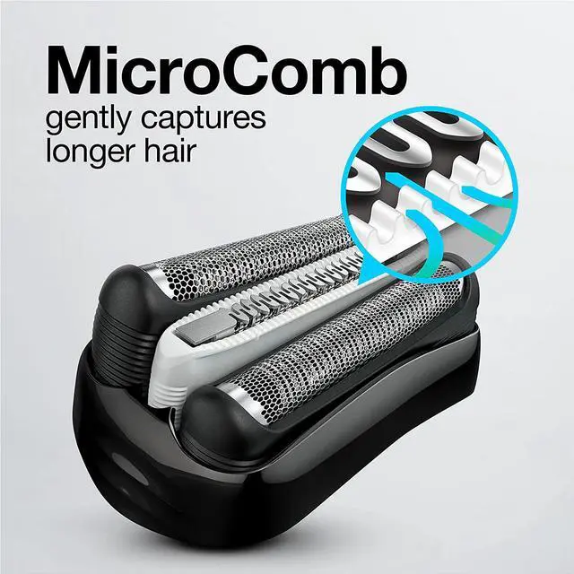 Alt view image 6 of 7 - BRAUN Series 3 3040 Wet and Dry Shaver, Electric Men's Razor, Razors, Shavers