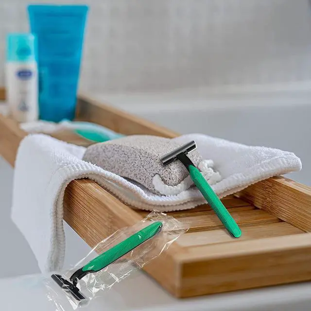 Alt view image 6 of 7 - Disposable Razors Bulk, Individually Wrapped Razors for Travel, Hotel, Airbnb, and Homeless (100 Pack)