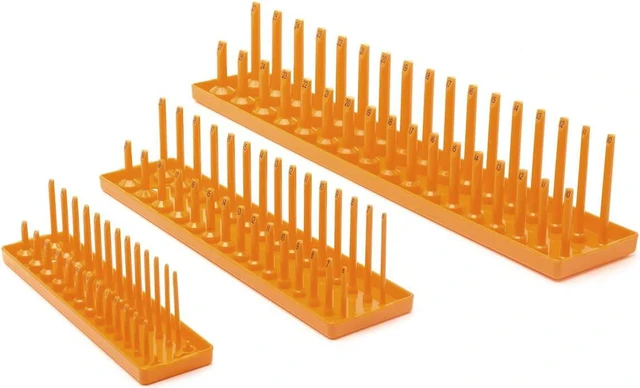 Main image of GEARWRENCH 3 Pc. 1/4", 3/8" & 1/2" Drive Metric Socket Storage Tray Set - 83119