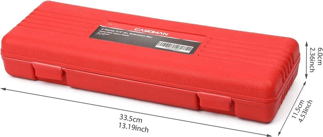 Alt view image 7 of 7 - CASOMAN 3/4 Drive Impact Extension Bar, Cr-Mo Steel,3-Piece Set, 4, 6, 10 ext. bar
