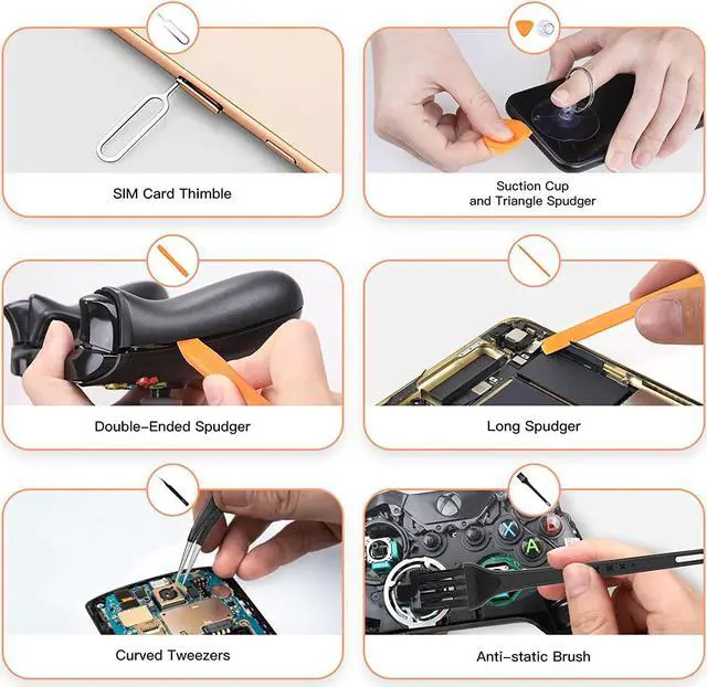 Alt view image 4 of 7 - 33Pcs Precision Screwdriver Set Tool Kit with Security Torx T5 T6 T8 T9 Triwing Y00 Star P5 etc Repair for Ring Doorbell Laptop Switch PS4 Xbox Macbook iPhone Watch Glasses etc