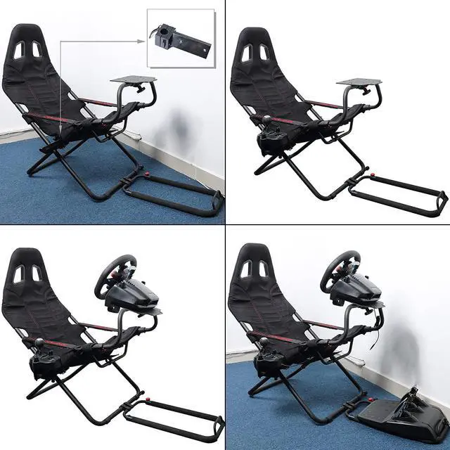 Alt view image 2 of 7 - HUAYUWA Gear Shifter Mount (Right Hand Install) for Logitech G Driving Force Shifter Bracket for Playseat Challenge Chair Compatible with Logitech G923 G920 G29 G27 G25 Racing Wheel Accessories