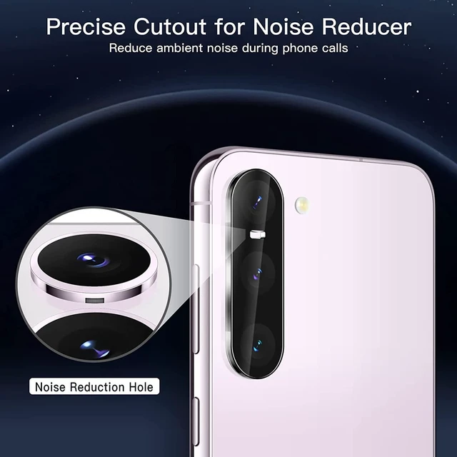 Alt view image 5 of 7 - Privacy Screen Protector for Galaxy S23 Plus 2+2 Pack