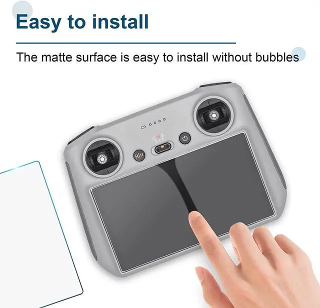 Alt view image 5 of 6 - STARTRC Mini 4 Pro Anti-Glare Matte Tempered Glass Screen for DJI Mini 4 Pro/Mini 3 Pro/Mini 3/Air 3/Air 2S/Mavic 3 Pro/Mavic 3 Classic RC/RC 2 Controller Accessories (2 PACK)