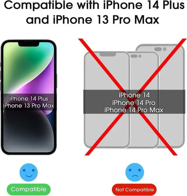 Alt view image 2 of 6 - amFilm Screen Protector OneTouch for iPhone 14 Plus 6.7" 2022 iPhone 13 Pro Max 6.7" 2021 with Easy Installation Kit, Full Coverage Case Friendly, Tempered Glass, 2 Pack