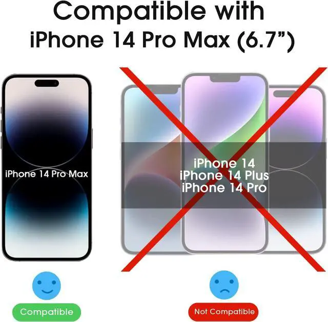 Alt view image 2 of 6 - amFilm 2 Pack Tempered Glass Screen Protector + Camera Lens Protector for iPhone 14 Pro Max 6.7 Inch. Easy OneTouch Installation, Auto-Alignment, Bubble Free, Case Friendly, Anti-Scratch