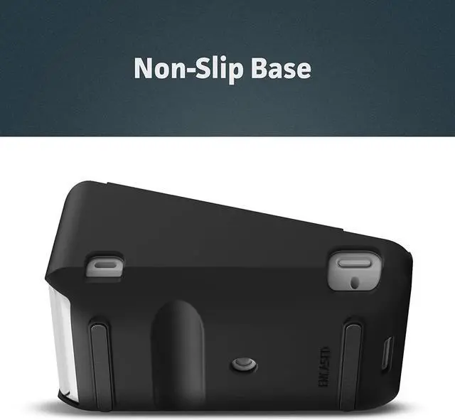 Alt view image 5 of 6 - Encased Protective Case and Screen Protector for Square Terminal Card Reader - Rubberized Hard Casing with Non-Slip Base and Tempered Glass (Products) Black